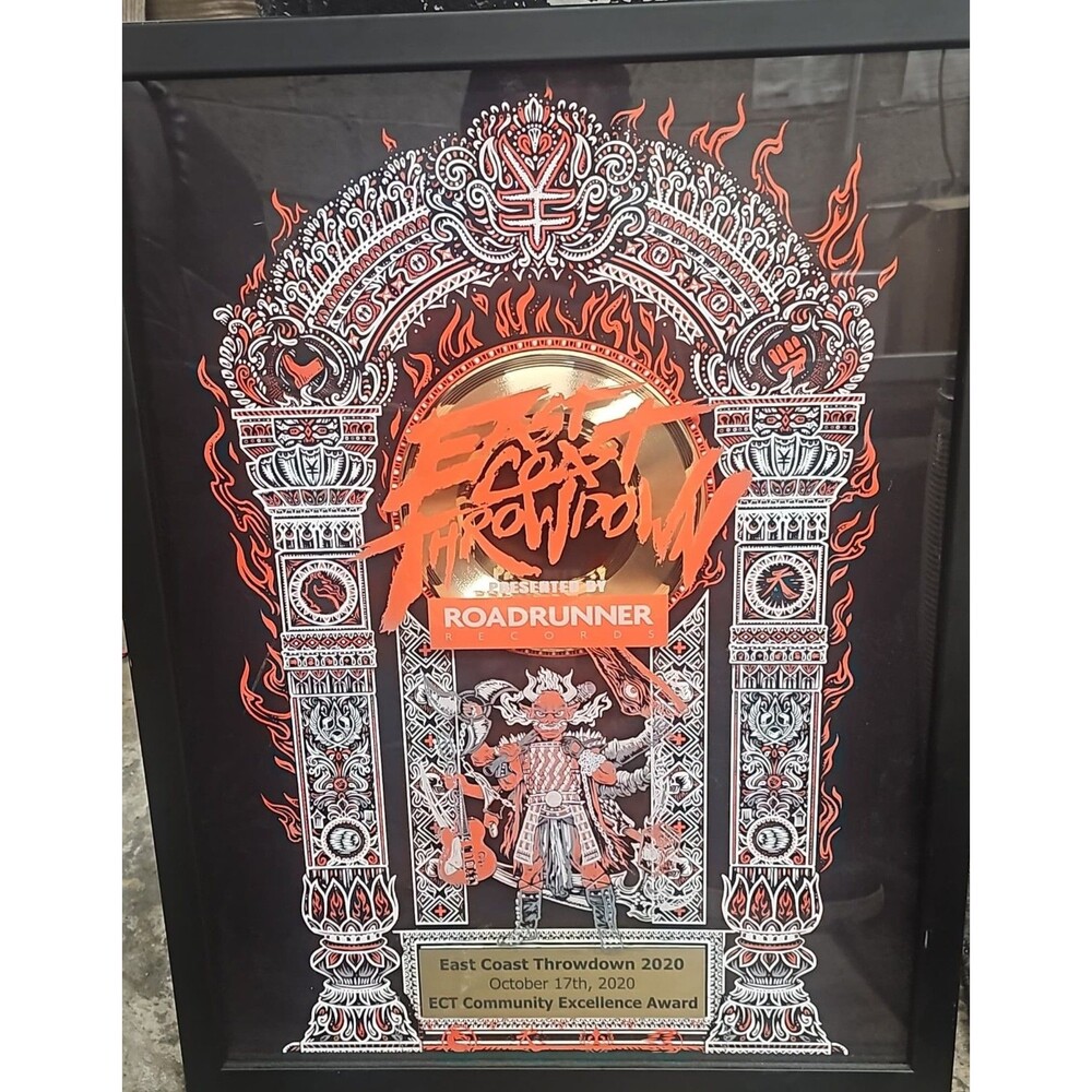 Riaa Metro Pro East Coast Throwdown 2020 Gold Record Award Plaque Ect Fgc Gaming